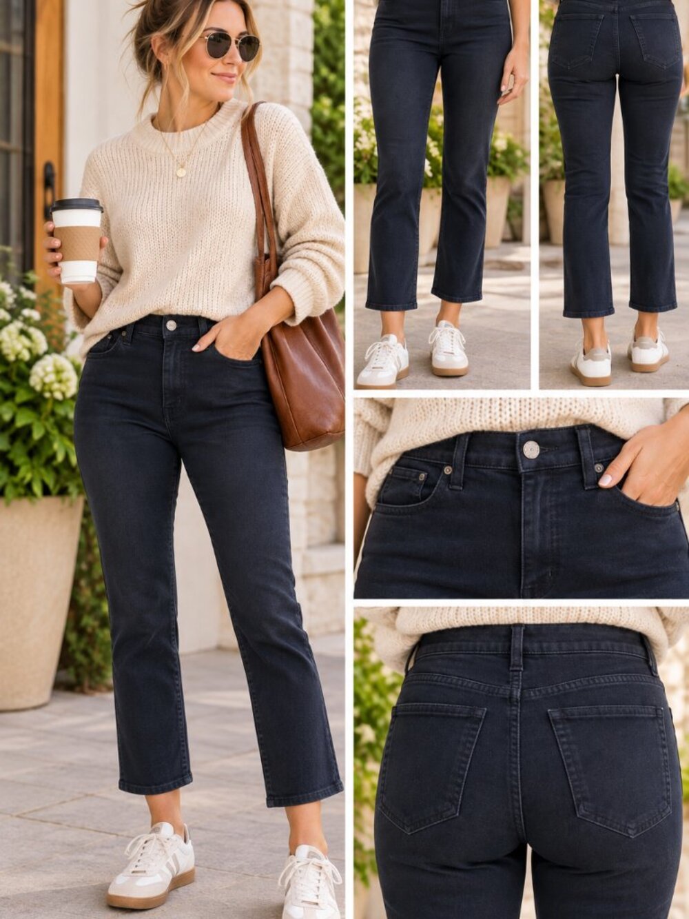 J.Crew Mid Rise Flare Crop Jeans 29 Dark Wash Kick Flare Cropped Denim